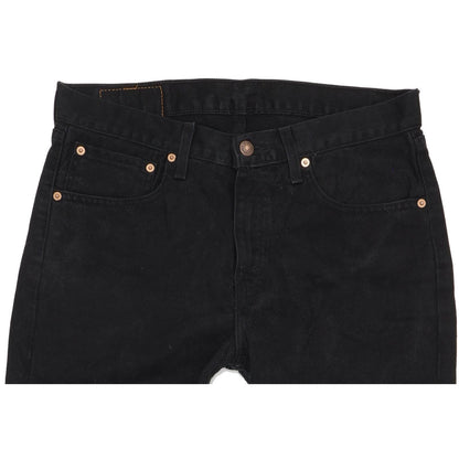Levi's 751 Men Black Straight Regular Jeans W33 L32