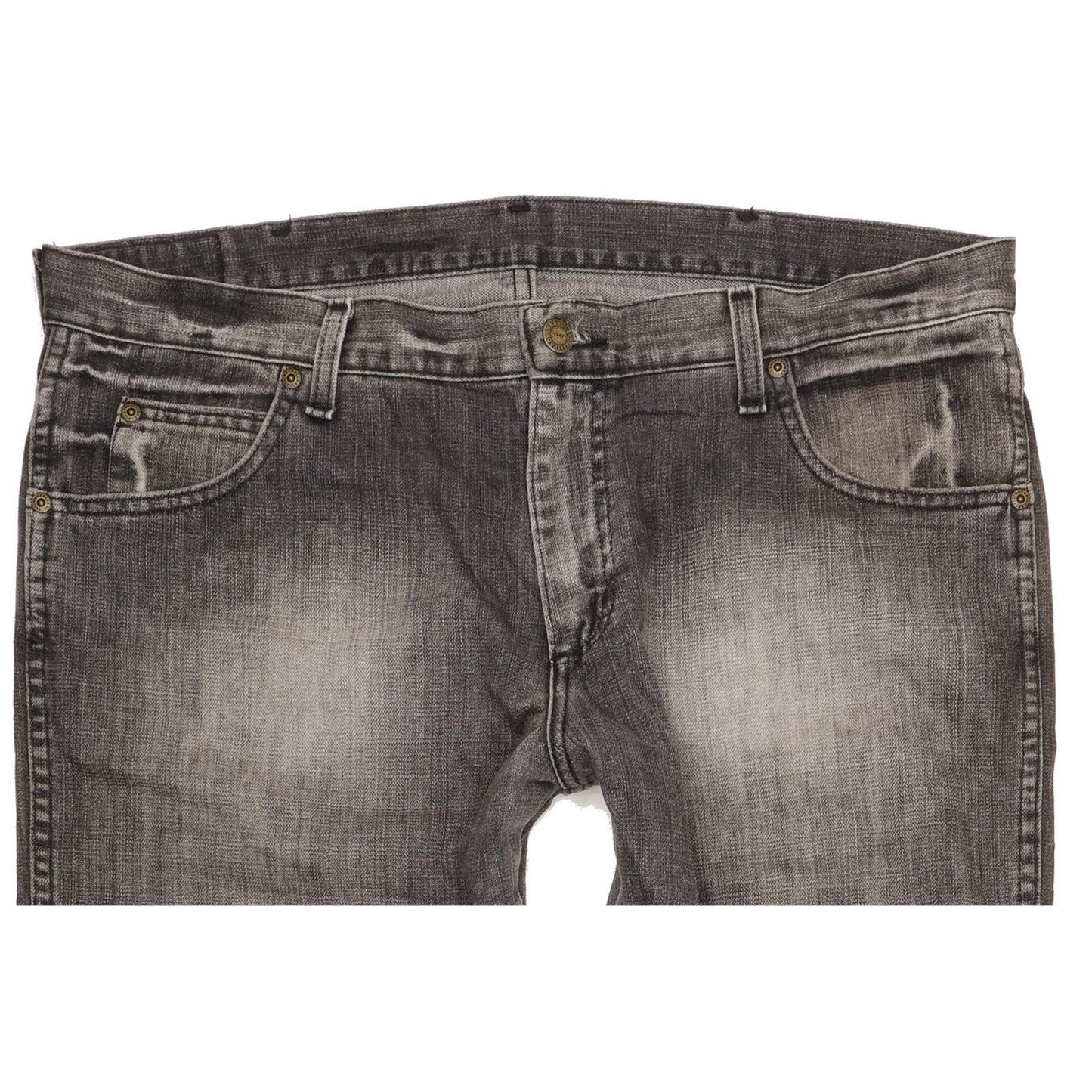 Wrangler Durable Quality Men Grey Bootcut Regular Jeans W37 L32