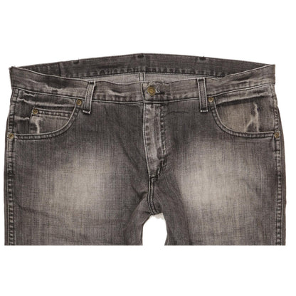 Wrangler Durable Quality Men Grey Bootcut Regular Jeans W37 L32