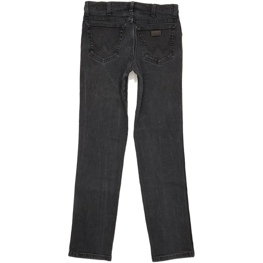 Wrangler Texas Men Black Straight Regular Stretch Jeans W33 L33