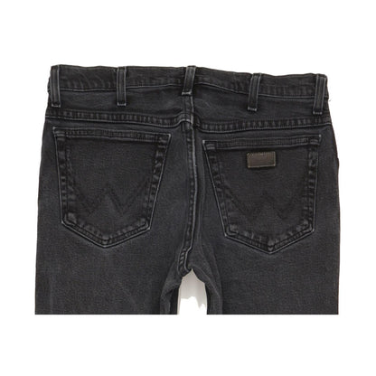 Wrangler Texas Men Black Straight Regular Stretch Jeans W33 L33