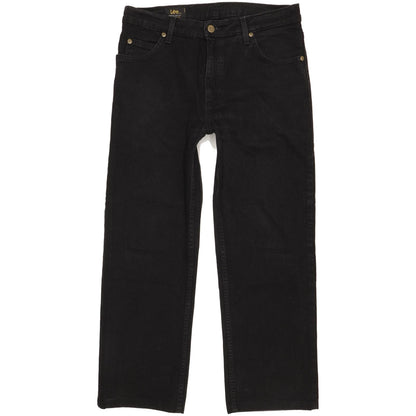 Lee Brooklyn Men Black Straight Regular Jeans W32 L26