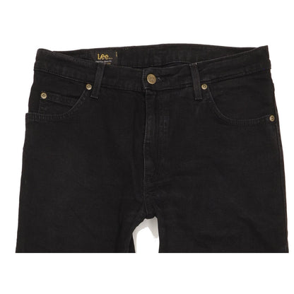 Lee Brooklyn Men Black Straight Regular Jeans W32 L26
