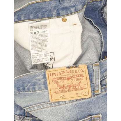 Levi's 505 Men Blue Straight Regular Jeans W37 L33