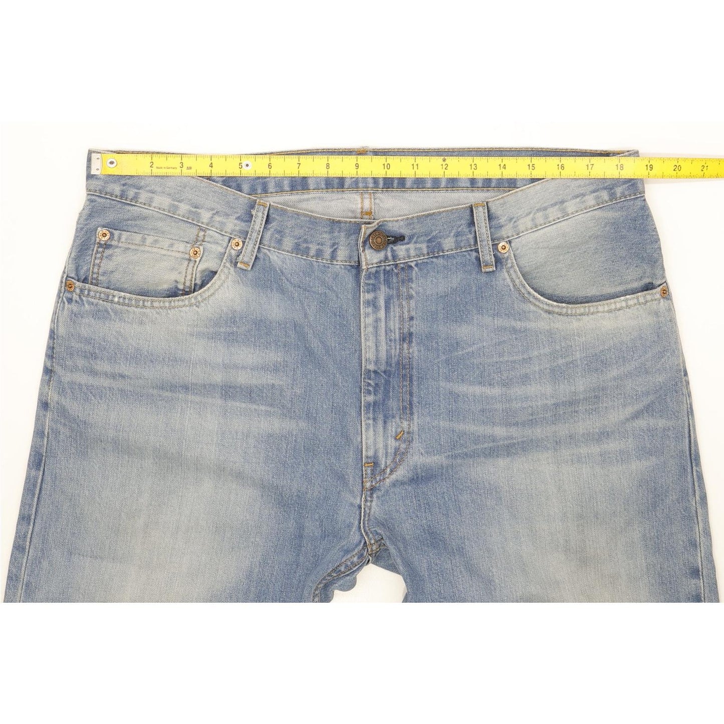 Levi's 505 Men Blue Straight Regular Jeans W37 L33