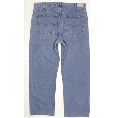 Levi's Men Blue Straight Regular Jeans W37 L28