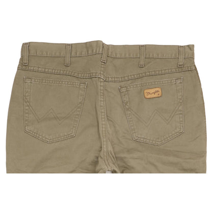 Wrangler Ohio Men Green Straight Regular Jeans W37 L29