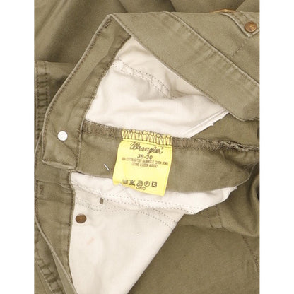 Wrangler Ohio Men Green Straight Regular Jeans W37 L29