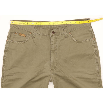 Wrangler Ohio Men Green Straight Regular Jeans W37 L29