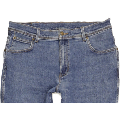 Wrangler Durable Quality Men Blue Straight Regular Stretch Jeans W36 L29