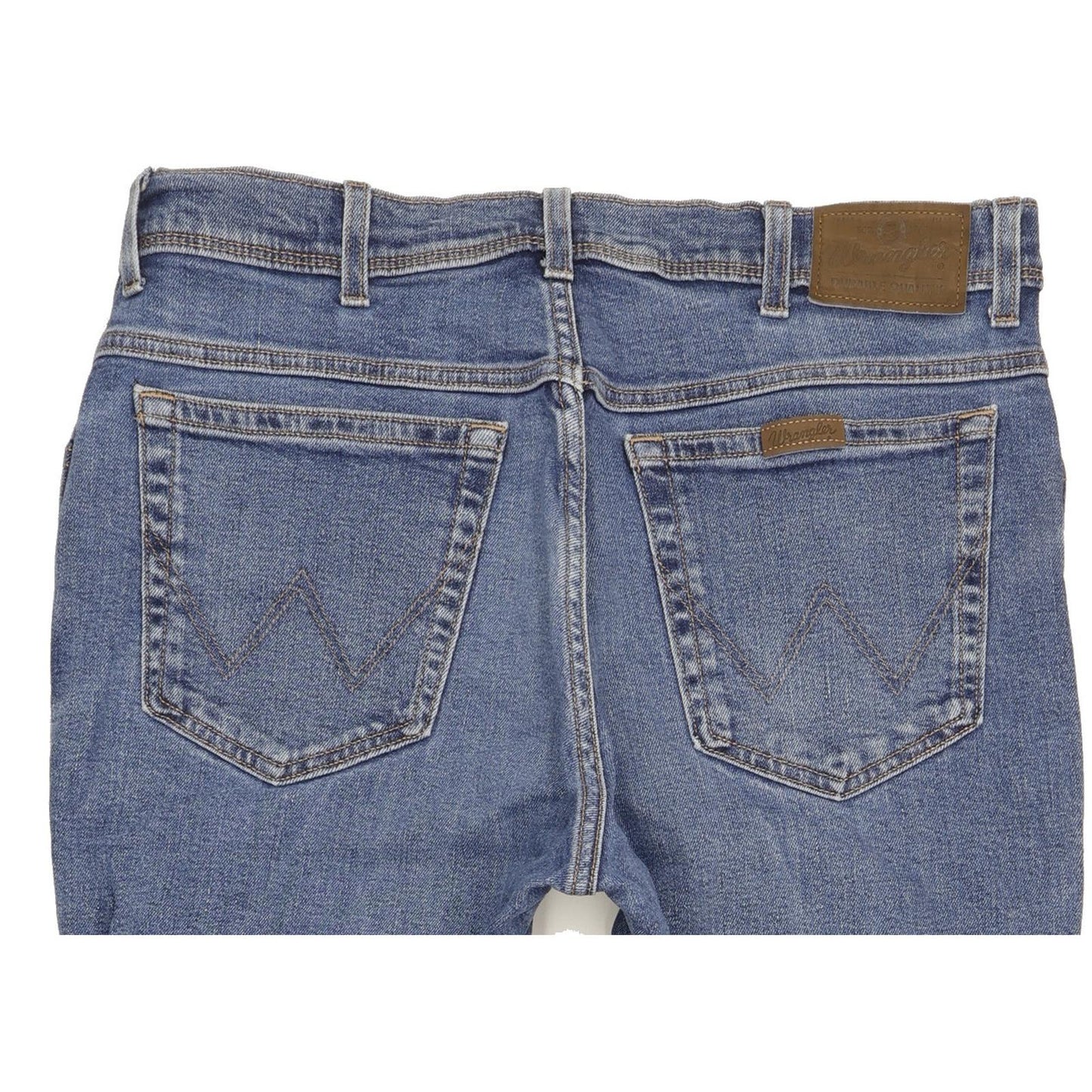Wrangler Durable Quality Men Blue Straight Regular Stretch Jeans W36 L29