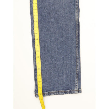 Wrangler Durable Quality Men Blue Straight Regular Stretch Jeans W36 L29