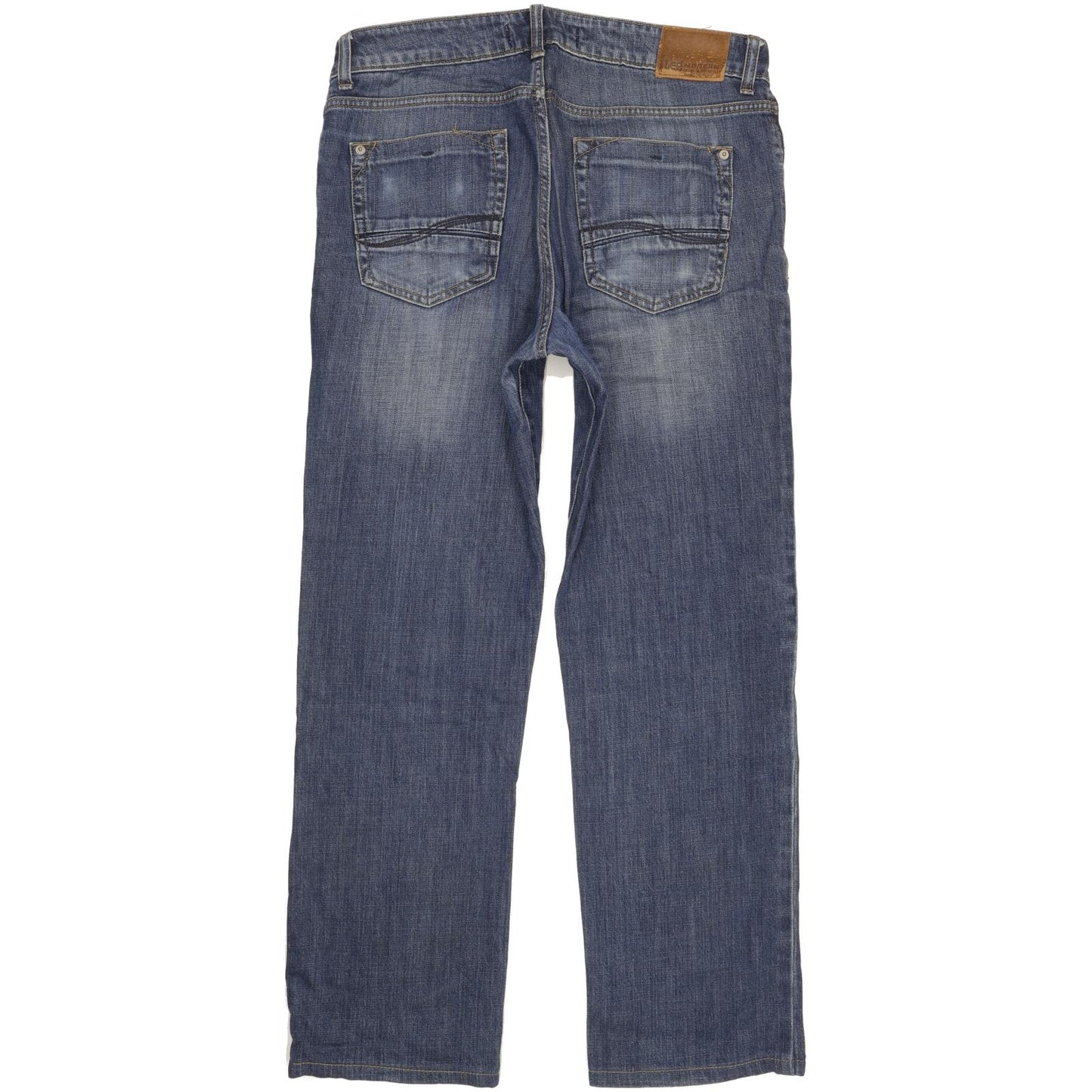 Lee Modern Men Blue Straight Regular Stretch Jeans W34 L31