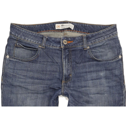 Lee Modern Men Blue Straight Regular Stretch Jeans W34 L31