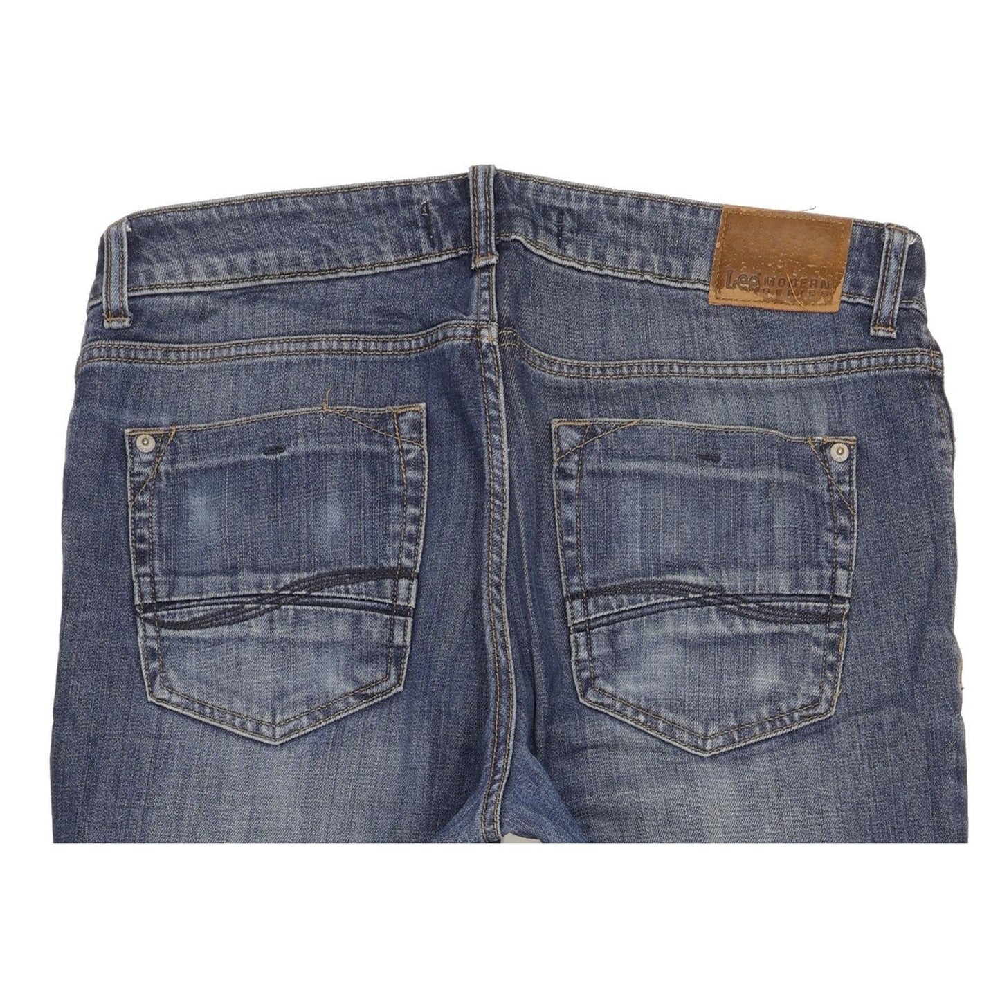 Lee Modern Men Blue Straight Regular Stretch Jeans W34 L31