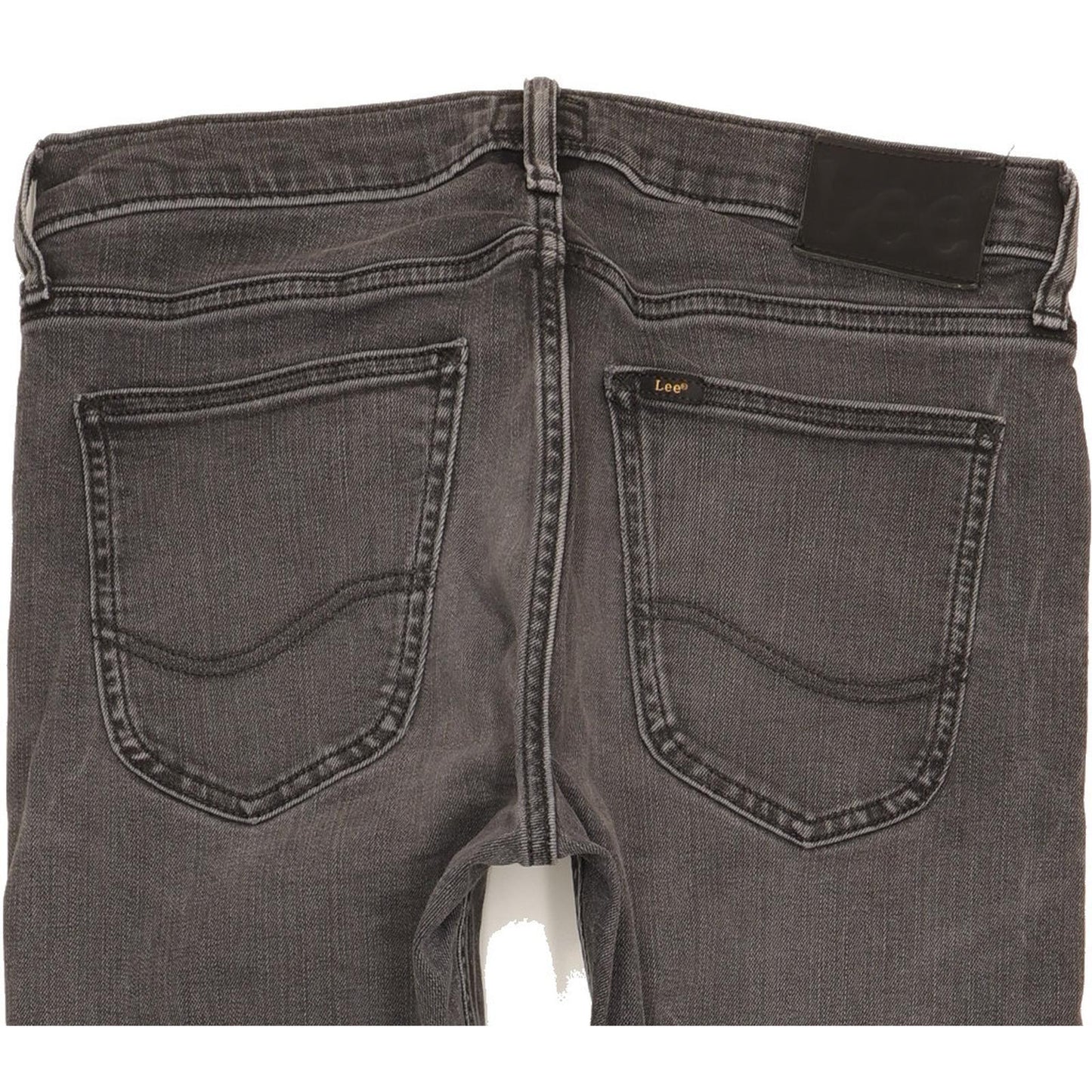 Lee Luke Men Charcoal Skinny Slim Stretch Jeans W30 L33
