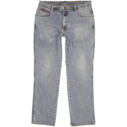 Wrangler Texas Men Blue Straight Regular Stretch Jeans W36 L30