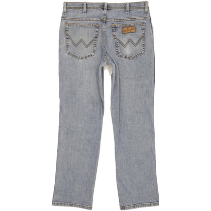 Wrangler Texas Men Blue Straight Regular Stretch Jeans W36 L30