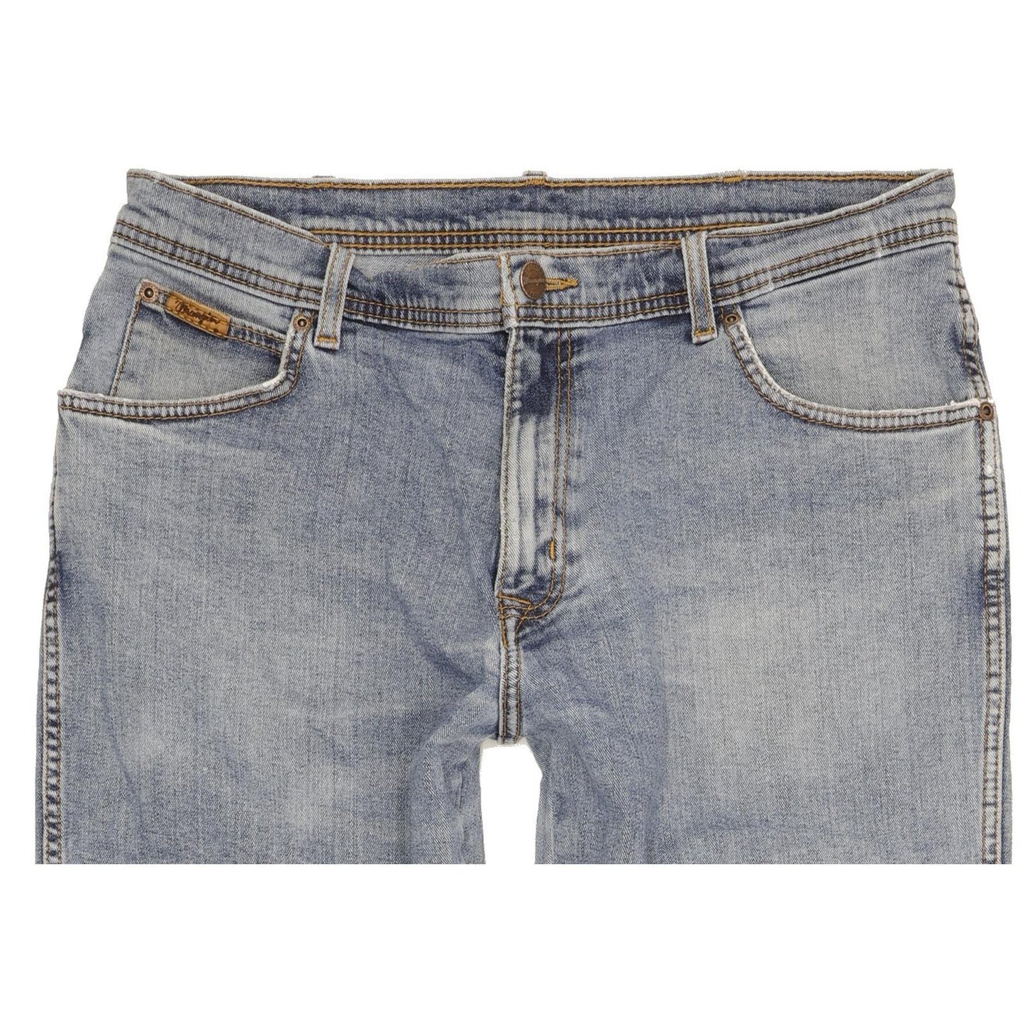 Wrangler Texas Men Blue Straight Regular Stretch Jeans W36 L30