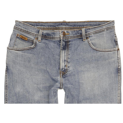 Wrangler Texas Men Blue Straight Regular Stretch Jeans W36 L30