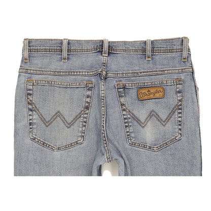 Wrangler Texas Men Blue Straight Regular Stretch Jeans W36 L30