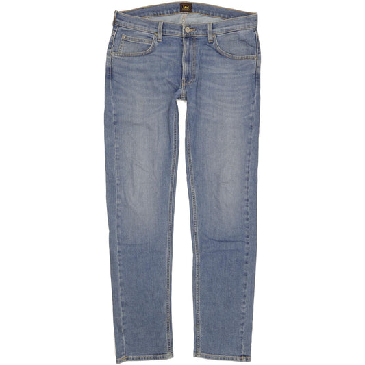 Lee Daren Men Blue Straight Slim Stretch Jeans W34 L34