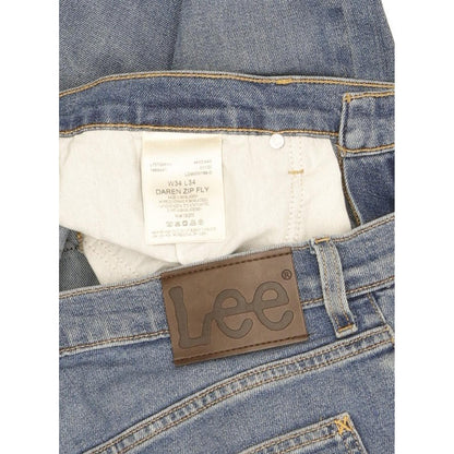 Lee Daren Men Blue Straight Slim Stretch Jeans W34 L34