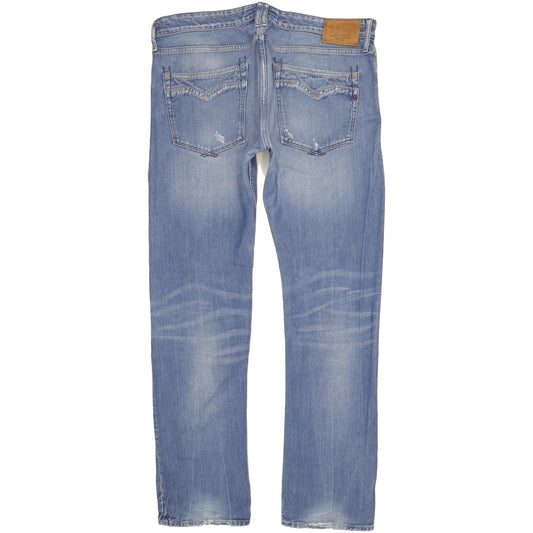 Replay Newbill Men Blue Straight Regular Jeans W37 L34