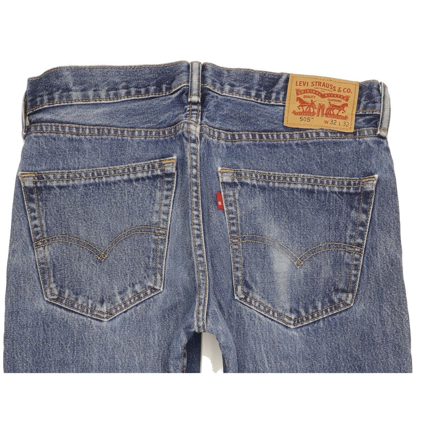 Levi's 505 Men Blue Straight Regular Jeans W32 L31