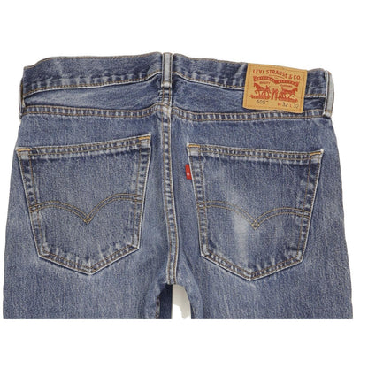 Levi's 505 Men Blue Straight Regular Jeans W32 L31