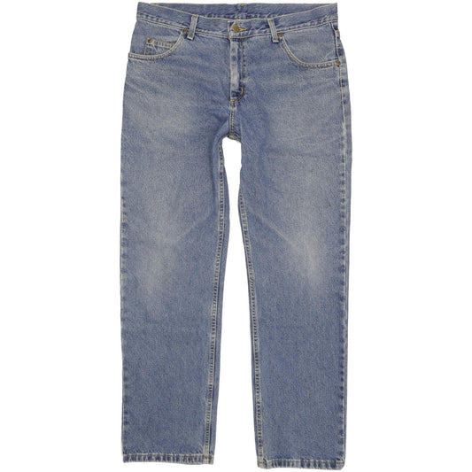 Lee Men Blue Straight Regular Jeans W36 L32