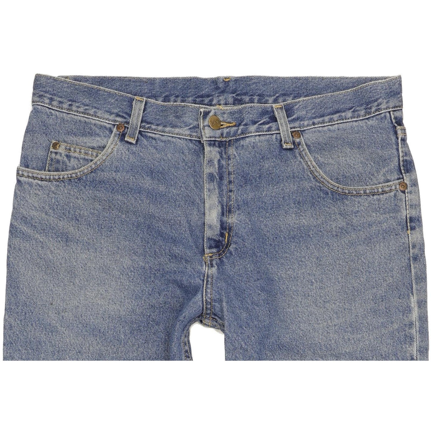 Lee Men Blue Straight Regular Jeans W36 L32