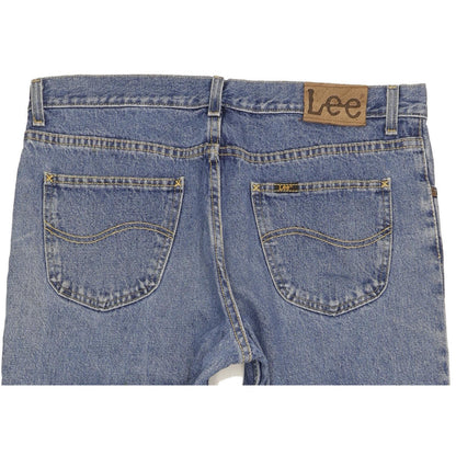 Lee Men Blue Straight Regular Jeans W36 L32