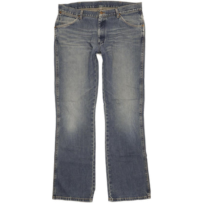 Wrangler Dayton Men Blue Bootcut Regular Jeans W36 L35