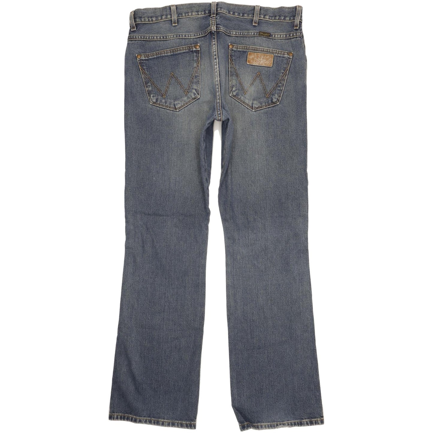 Wrangler Dayton Men Blue Bootcut Regular Jeans W36 L35