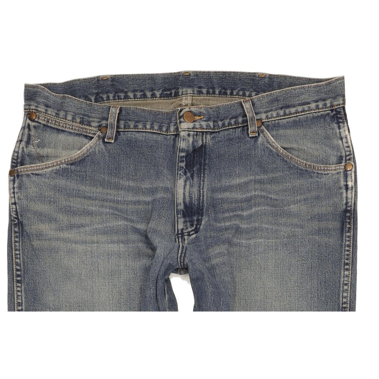 Wrangler Dayton Men Blue Bootcut Regular Jeans W36 L35