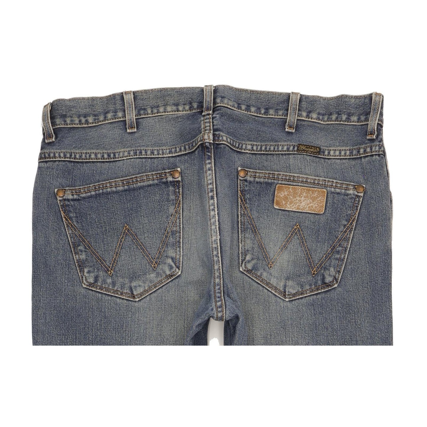 Wrangler Dayton Men Blue Bootcut Regular Jeans W36 L35