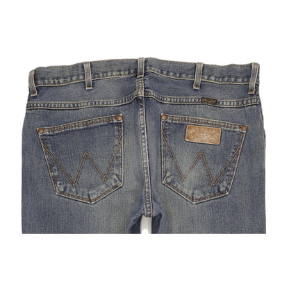 Wrangler Dayton Men Blue Bootcut Regular Jeans W36 L35