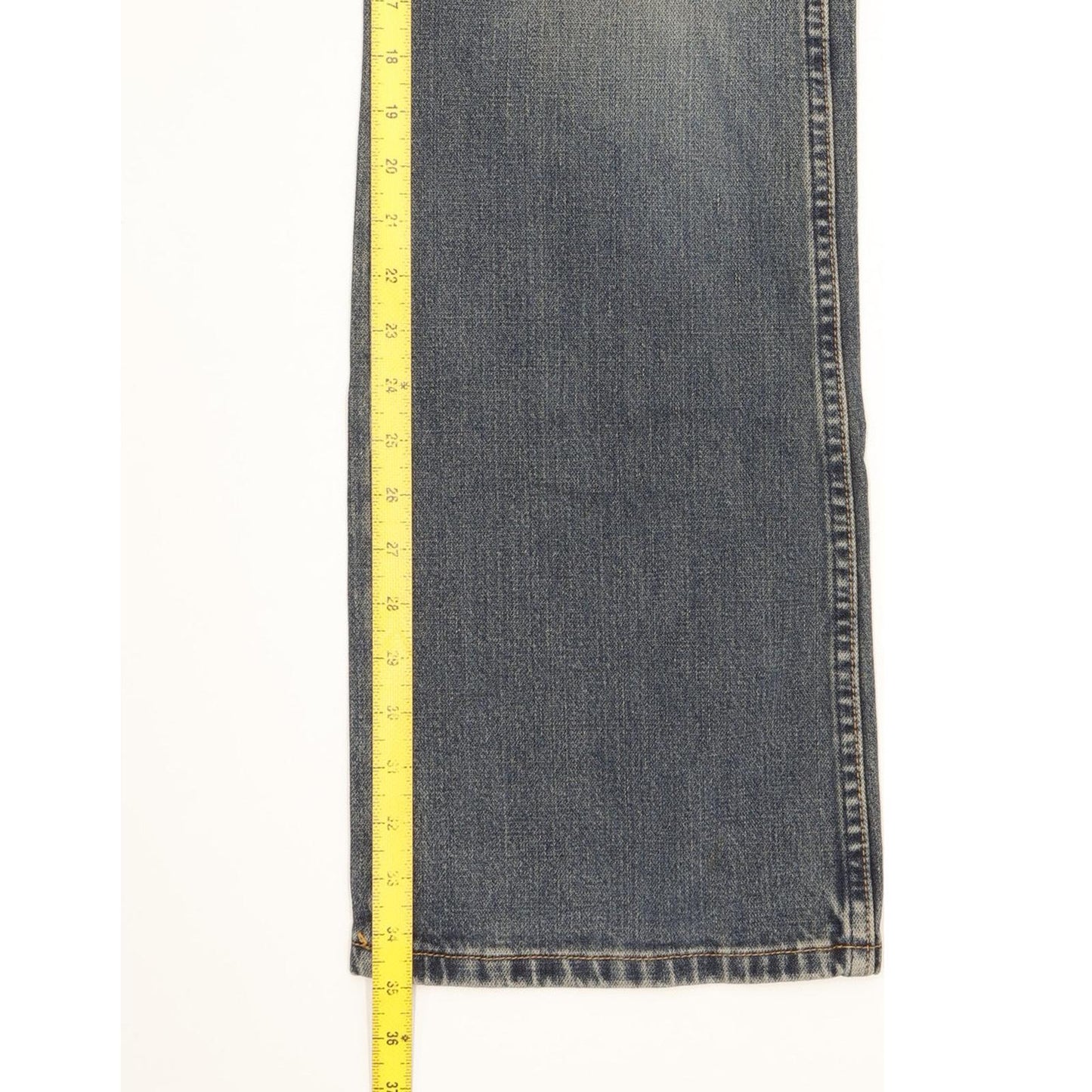 Wrangler Dayton Men Blue Bootcut Regular Jeans W36 L35