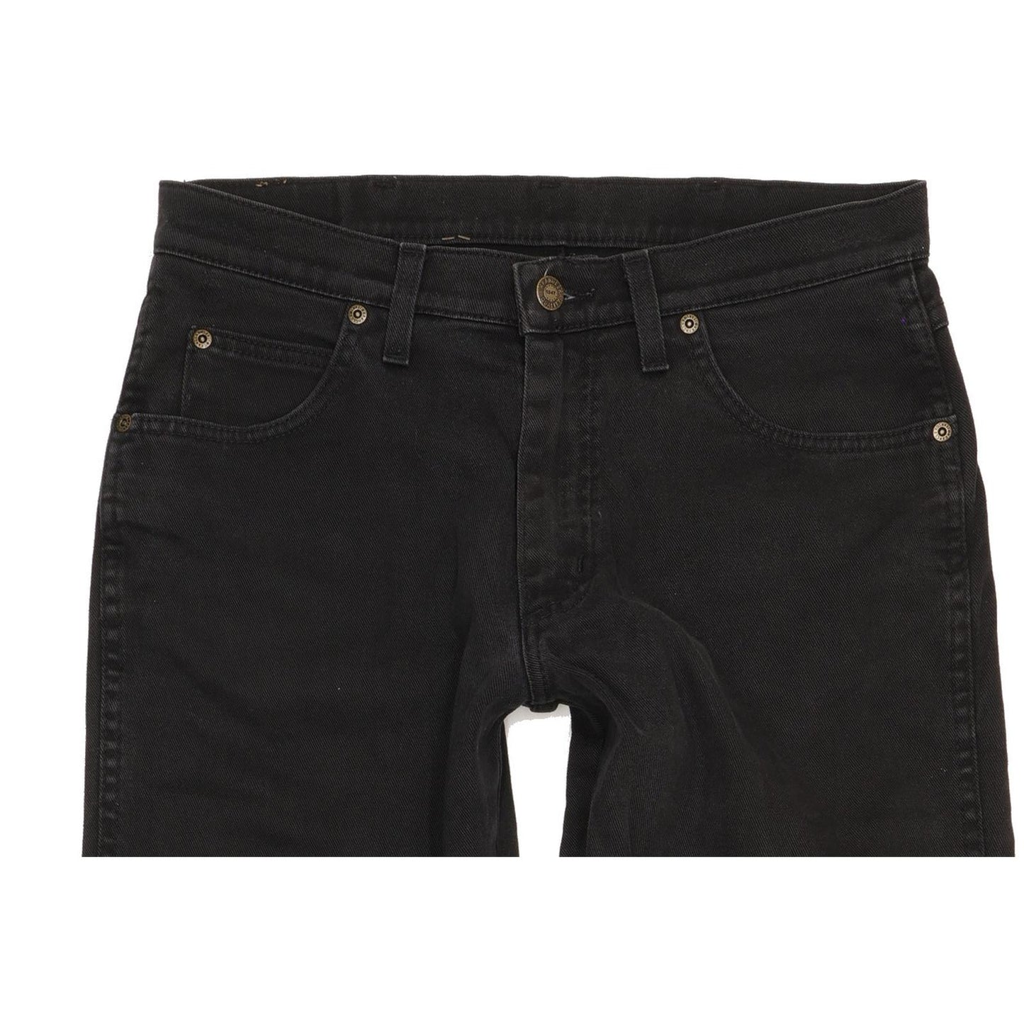 Wrangler Durable Quality Men Black Straight Regular Stretch Jeans W32 L32