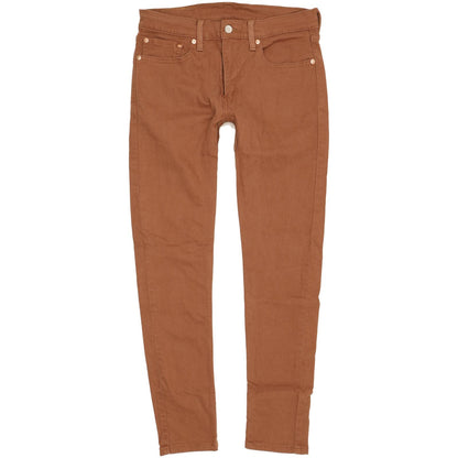 Levi's Men Brown Skinny Slim Stretch Jeans W32 L30