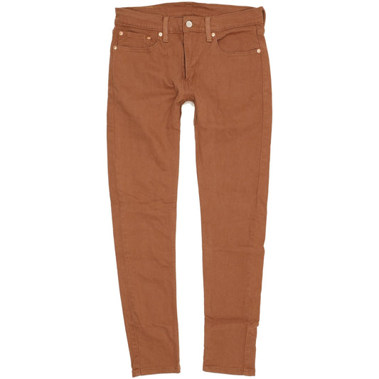 Levi's Men Brown Skinny Slim Stretch Jeans W32 L30