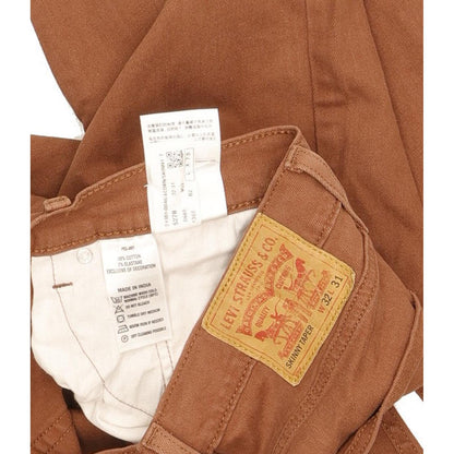 Levi's Men Brown Skinny Slim Stretch Jeans W32 L30