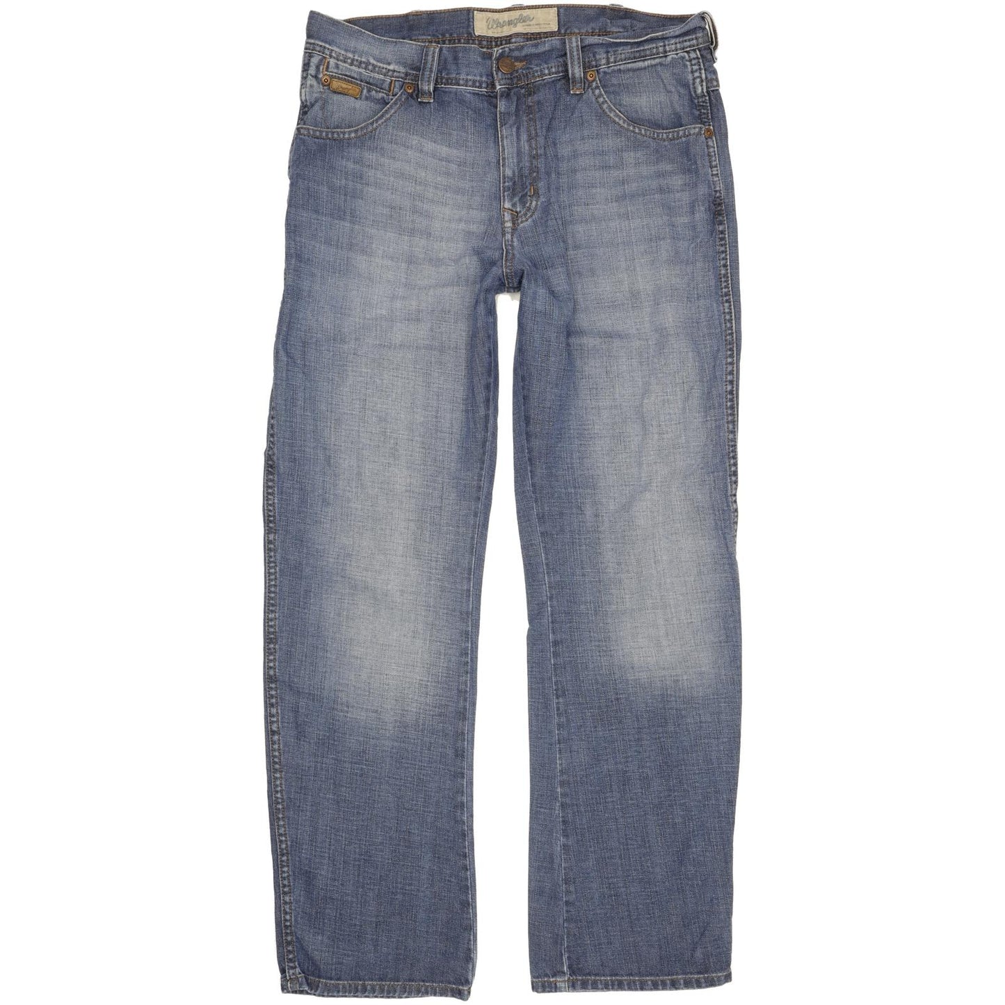 Wrangler Wesley Men Blue Straight Regular Jeans W33 L31