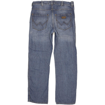 Wrangler Wesley Men Blue Straight Regular Jeans W33 L31
