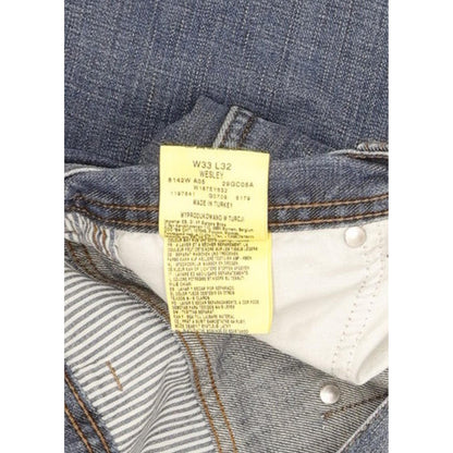 Wrangler Wesley Men Blue Straight Regular Jeans W33 L31