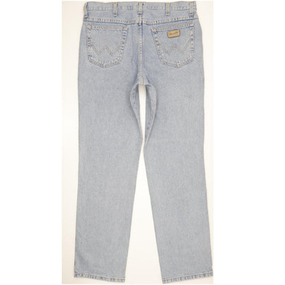 Wrangler Men Blue Straight Regular Jeans W36 L34