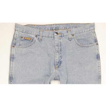 Wrangler Men Blue Straight Regular Jeans W36 L34