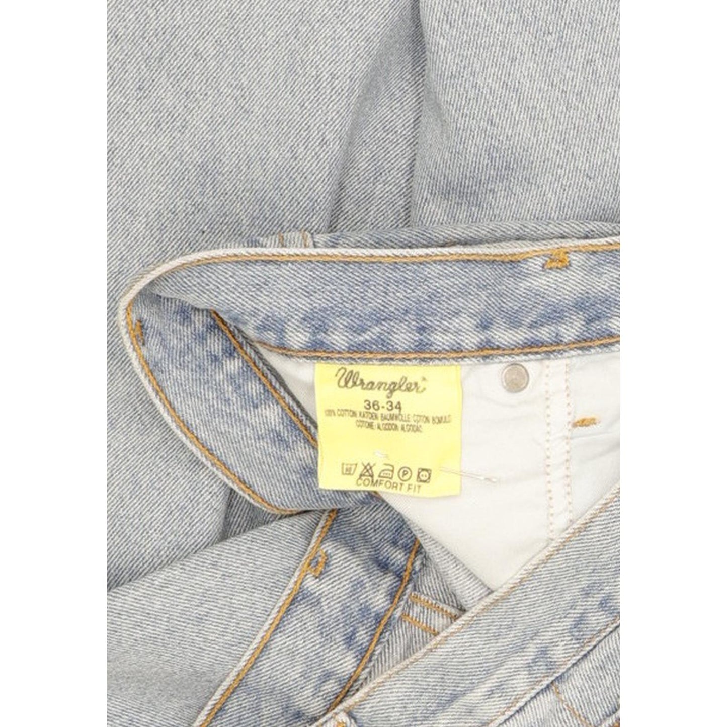 Wrangler Men Blue Straight Regular Jeans W36 L34