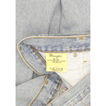 Wrangler Men Blue Straight Regular Jeans W36 L34